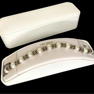 Vintage P 925 and Pearl Bracelet